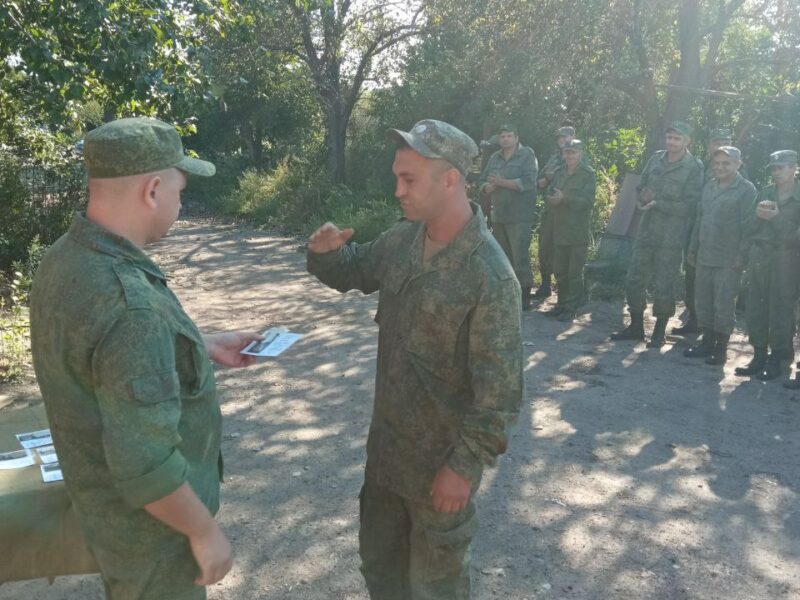 Награждение ылиты бимбасянского спецназа